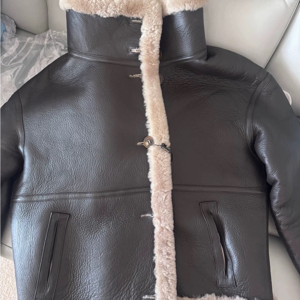 Women's Shearling Leather Jacket